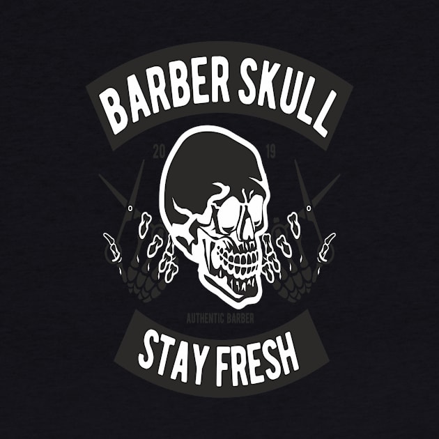 Barber Skull   Shop Desing by The Squeez